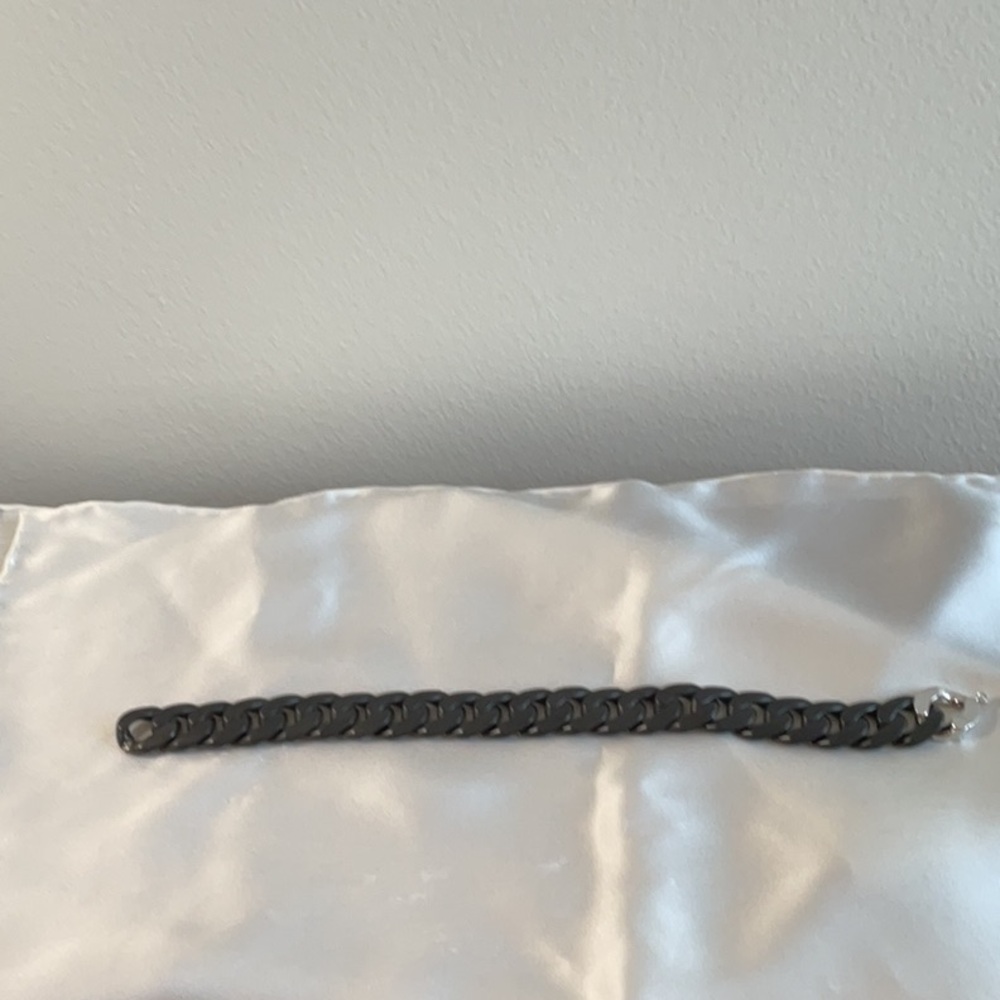 Men's Black Chain Bracelet